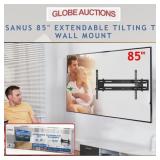 SANUS 85' EXTENDABLE TILT TV WALL MOUNT_MSP:$120