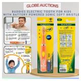 BUDDIES ELECTRIC TOOTHBRUSH FOR KIDS W/ BATTERY