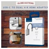 USB-C TO DUAL 4K HDMI ADAPTER