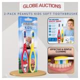 2-PACK PEANUTS KIDS SOFT TOOTHBRUSHES