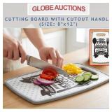 CUTTING BOARD WITH CUTOUT HANDLE (SIZE:8'x12')