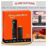 FIRE TV 4K MAX STREAMING STICK WITH REMOTE