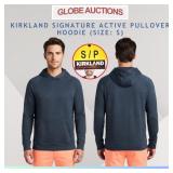 NEW KIRKLAND SIGNATURE ACTIVE PULLOVER HOODIE_S: S