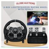 X-BOX LOGITECH(G920) RACING WHEEL+PEDALS(MSP:$399)