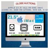 APPLE 21.5' iMAC(500-GB, 4-GB, CORE i5, AMD 6750M)