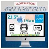 APPLE 21.5' iMAC (1-TB , 8-GB, CORE i5, GT 750M)