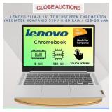 LENOVO SLIM-3 14'CHROMEBOOK_MTK-520,8GB,128GB eMMC