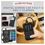 NEW DIGITAL SCREEN CAR FAULT & OBD-II SCANNER