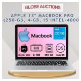 APPLE 13' MACBOOK PRO(250-GB, 4-GB, i5 INTEL-4000)