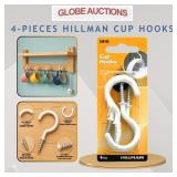 4-PIECES HILLMAN CUP HOOKS