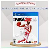 PS-4 LILLARD NBA 2K-21 VIDEO GAME