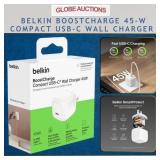 NEW BELKIN 45-W COMPACT USB-C WALL CHARGER