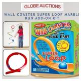 WALL COASTER SUPER LOOP MARBLE RUN ADD-ON KIT