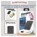 ENERGIZER 5000mAh WIRELESS POWER BANK, MAGNETIC