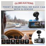 NEW D53S DUAL CAMERA FULL HD DASH CAM W/ G-SENSOR