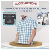 HAGGAR BANGLADESH MADE SHIRT (SIZE: M)