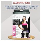 NEOPRENE SLIMMING HOURGLASS T-SHIRT (SIZE: L)