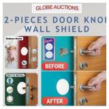 2-PIECES DOOR KNOB WALL SHIELD