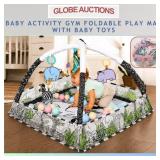 NEW BABY ACTIVITY GYM FOLDABLE PLAY MAT +BABY TOYS