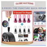 8-PIECES TIRE PUNCTURE QUICK REPAIR