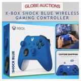 X-BOX SHOCK BLUE WIRELESS GAMING CONTROLLER