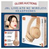 JBL LIVE 670 NC WIRELESS HEADPHONES (MSP: $169)
