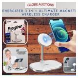 NEW ENERGIZER 3-in-1 15-W WIRELESS CHARGER