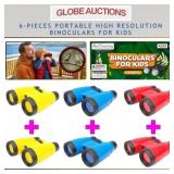 NEW 6-PCS PORTABLE HIGH RESOLUTION BINOCULARS