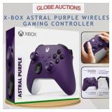 X-BOX ASTRAL PURPLE WIRELESS GAMING CONTROLLER