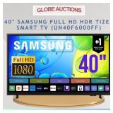 40' SAMSUNG FULL HD HDR TIZEN SMART TV (MSP:$349)