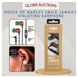 HOUSE OF MARLEY SMILE JAMAICA ISOLATING EARPHONE
