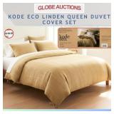 KODE ECO LINDEN QUEEN DUVET COVER SET (MSP:$199)