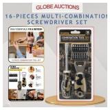 16-PIECES MULTI-COMBINATION SCREWDRIVER SET