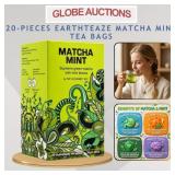20-PIECES EARTHTEAZE MATCHA MINT TEA BAGS