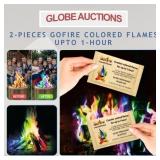 2-PIECES GOFIRE COLORED FLAMES UPTO 1-HOUR