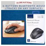 BLUETOOTH 6-BUTTONS MOUSE (TRACKS ON ANY SURFACE)