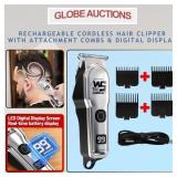 RECHARGEABLE ELECTRIC CORDLESS HAIR CLIPPER