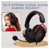 PS-5 HYPERX CLOUD ALPHA GAMING HEADSET