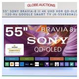 55' SONY BRAVIA-8 II QD-OLED GOOGLE TV (MSP:$3699)
