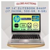 HP 14' ELITEBOOK 8460P (i7 2620M, 500-GB, 8-GB)