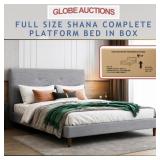 FULL SIZE SHANA COMPLETE BED IN BOX (MSP:$530)