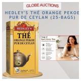 25-BAGS HEDLEY'S THï¿½ ORANGE PEKOE PUR DE CEYLAN