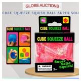 CUBE SQUEEZE SQUISH BALL, SUPER SOLID