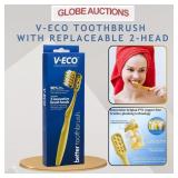 V-ECO REPLACEABLE HEAD TOOTHBRUSH