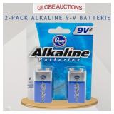 2-PACK ALKALINE 9-V BATTERIES