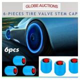 6-PIECES TIRE VALVE STEM CAPS