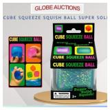 CUBE SQUEEZE SQUISH BALL, SUPER SOLID