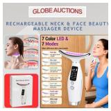 RECHARGEABLE NECK & FACE BEAUTY MASSAGE DEVICE
