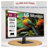 LG 32' FHD 100HZ 5MS CURVED MONITOR (MSP:$229)