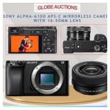 SONY ALPHA-6100 MIRRORLESS CAMERA+LENS (MSP:$1099)